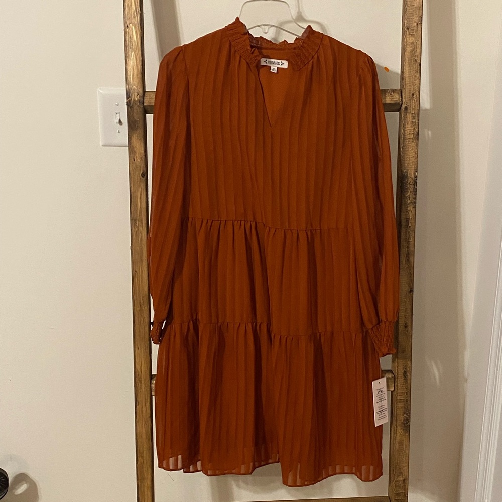 Nannette Lepore size 10 picante color dress.